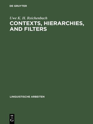 cover image of Contexts, hierarchies, and filters